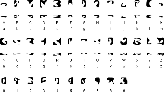 Ромуланский алфавит Стар Трек